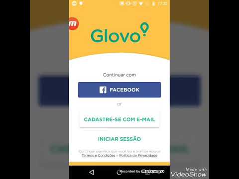 Como cadastrar cartao de credito no glovo 1