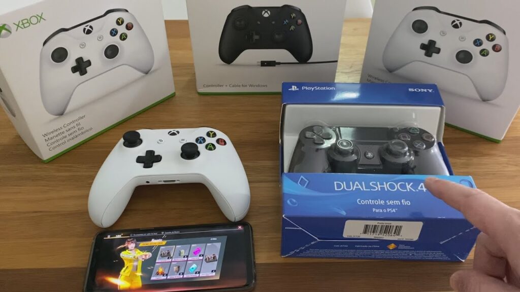 Como conectar os joysticks do xbox one e ps4 no android 1