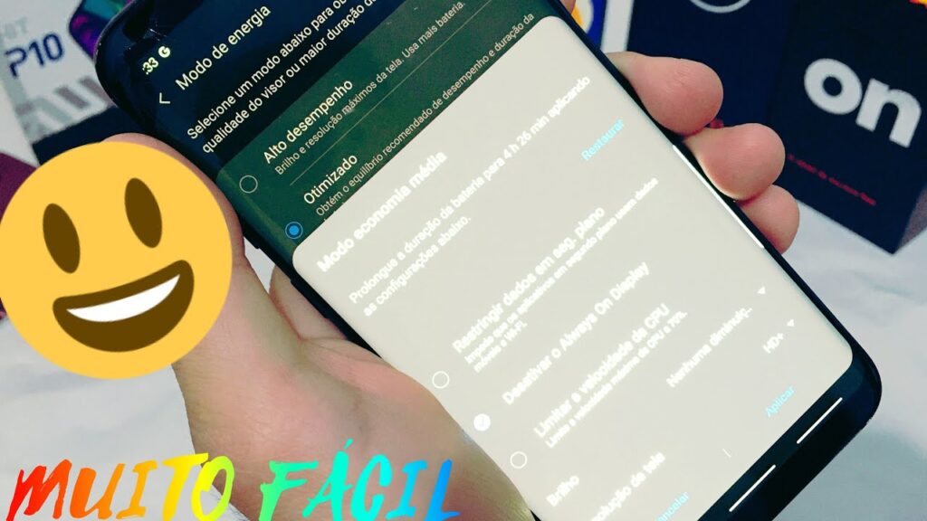 Como ativar a economia de bateria do galaxy s8 e s8 plus 1
