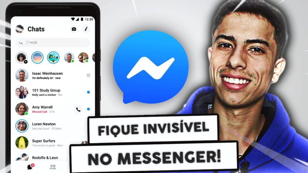 Como desativar o visualizado do facebook messenger 1