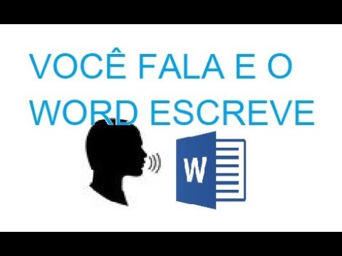 Como escrever no word usando a voz com a funcao ditado 1