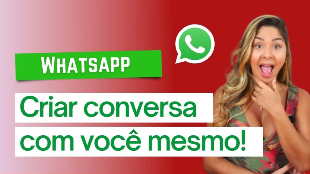 Como falar com voce mesmo no whatsapp dica e util para salvar informacoes 1