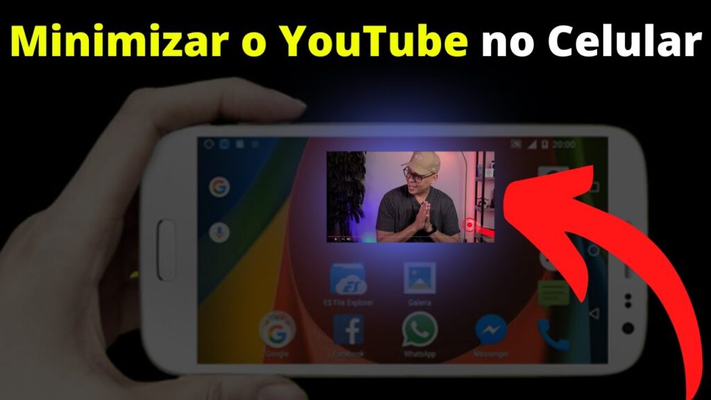 Como ter o youtube em janela flutuante antes do android o 1