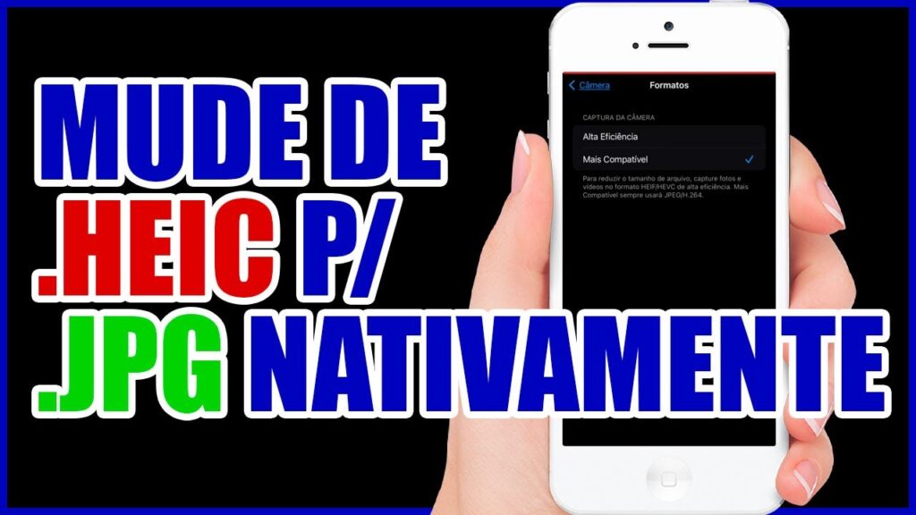 Como desativar fotos em heic no iphone 1