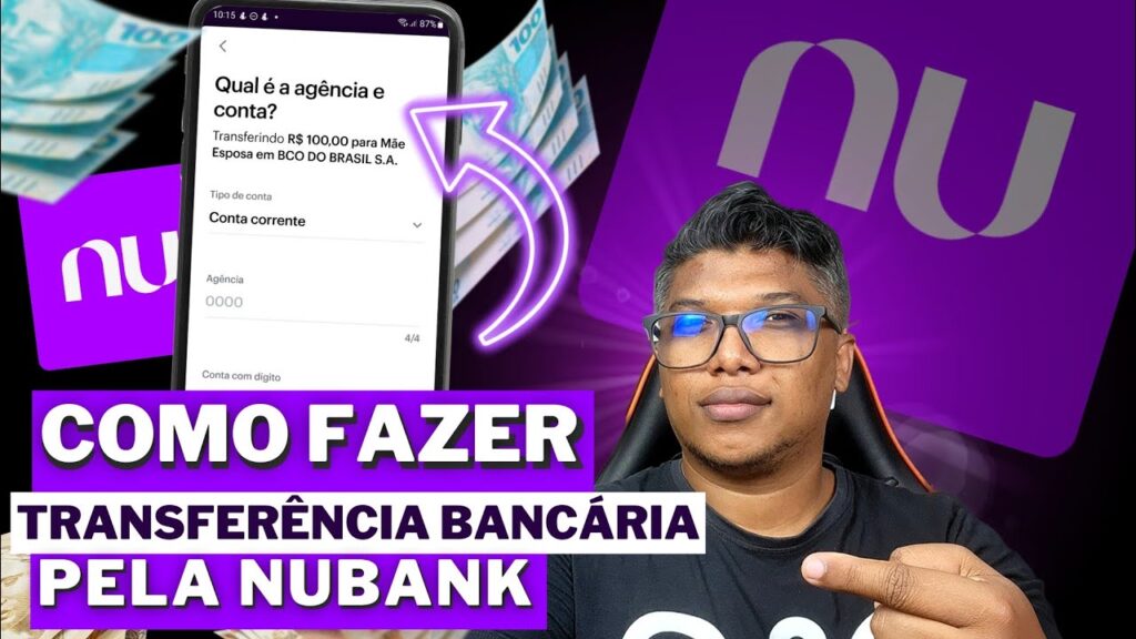 Como fazer transferencia da nuconta para outras contas bancarias 1