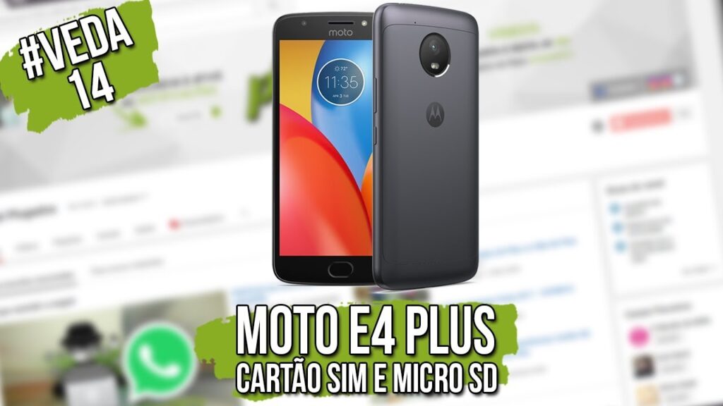 Como colocar ou remover um chip no moto e4 plus 1