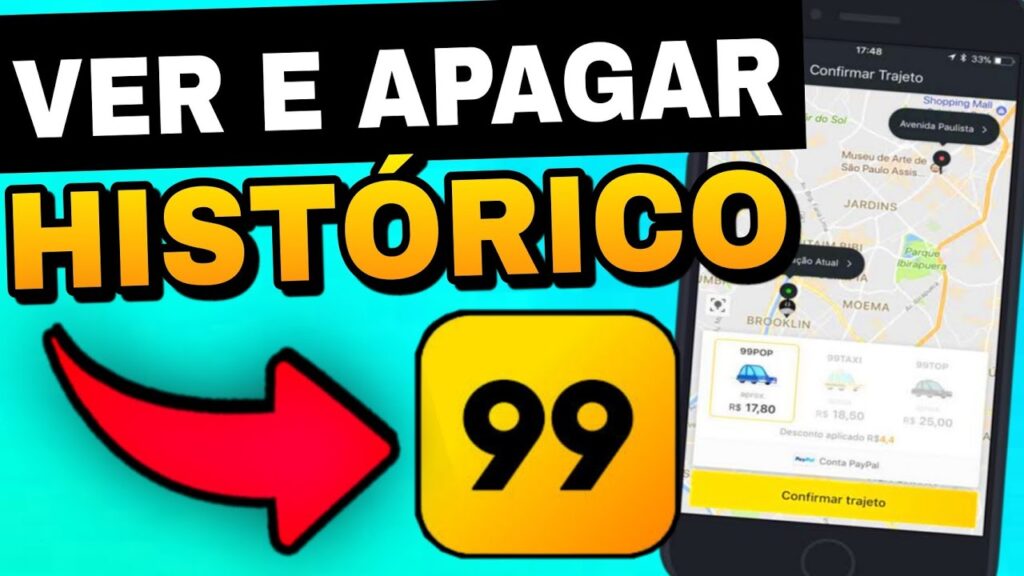 Como acessar o historico de corridas no app 99 1