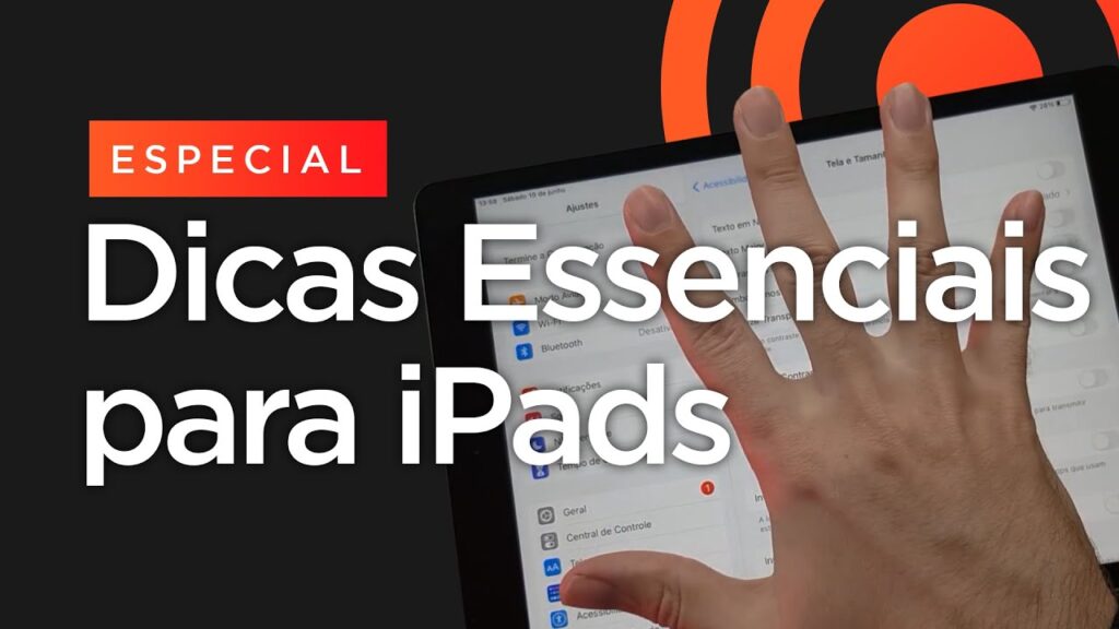 Como ativar o teclado dividido para digitar com duas maos no ipad 1
