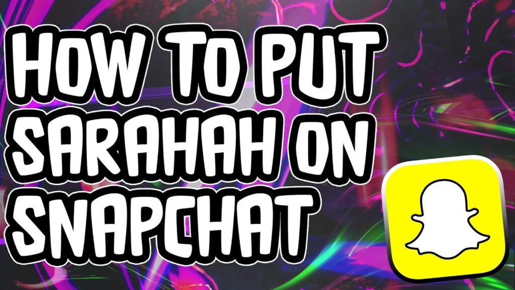 Como colocar o link do sarahah no snapchat 1