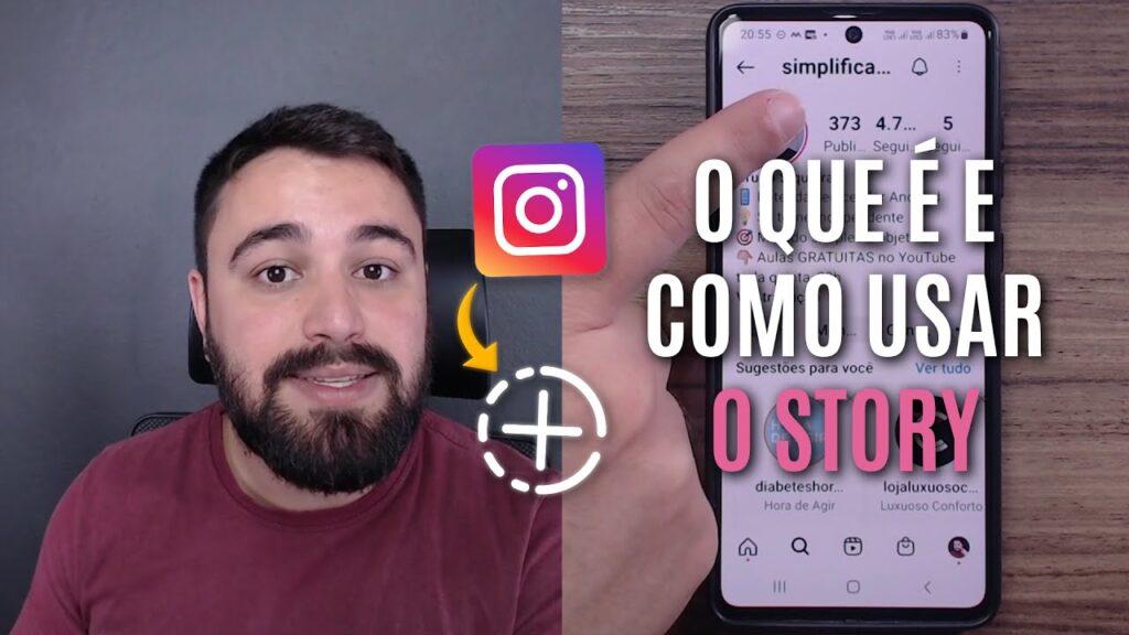 Como usar o stories do instagram 1