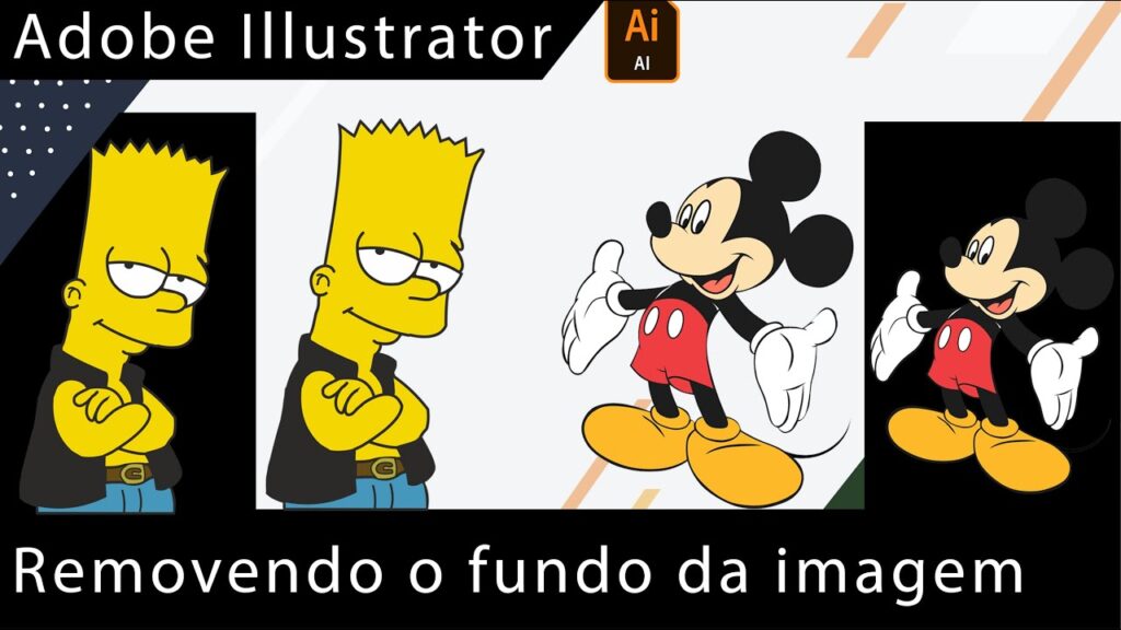 Como transformar fotos em vetor no illustrator e tirar fundo branco 1