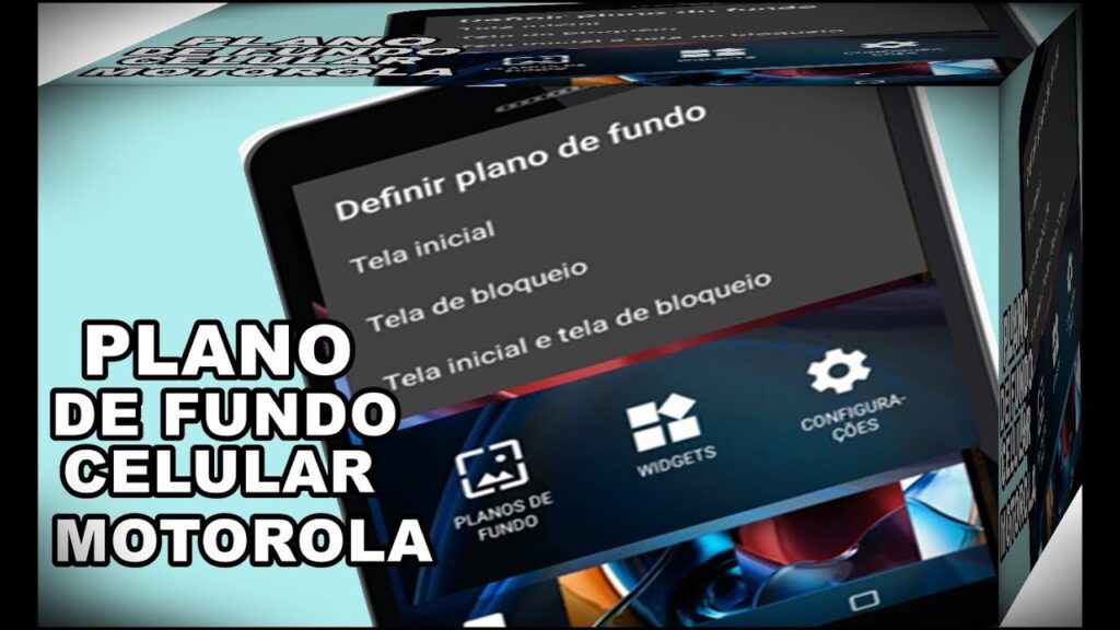 Como trocar o plano de fundo do moto e4 plus 1