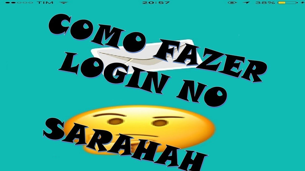 Como recuperar a senha do sarahah 3