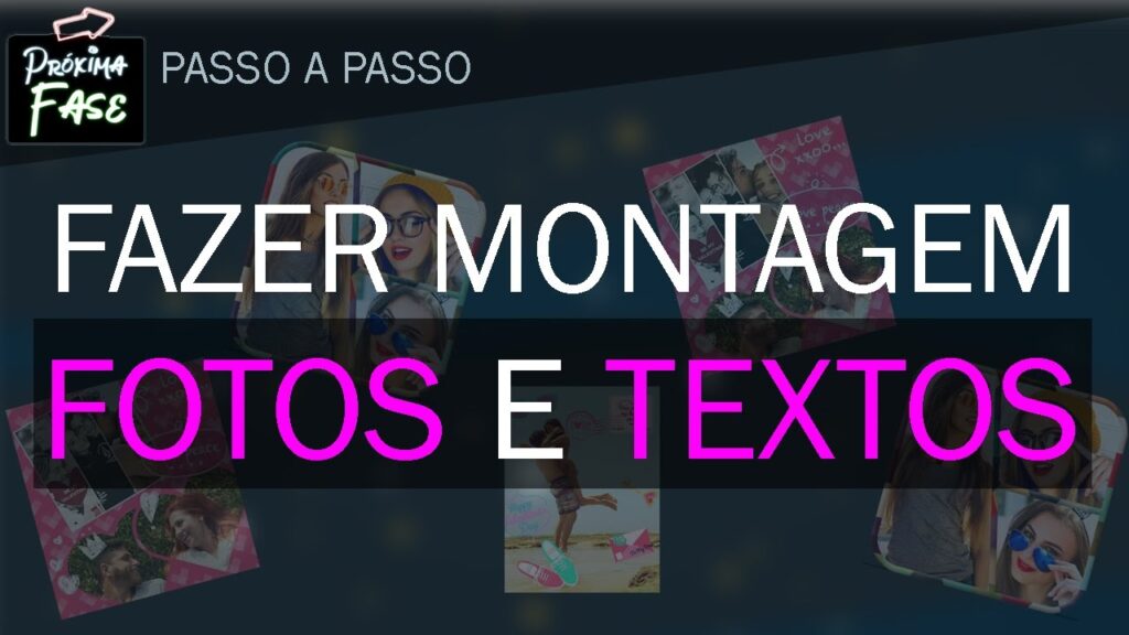 Como usar o photo grid para criar um slide com fotos do celular 1