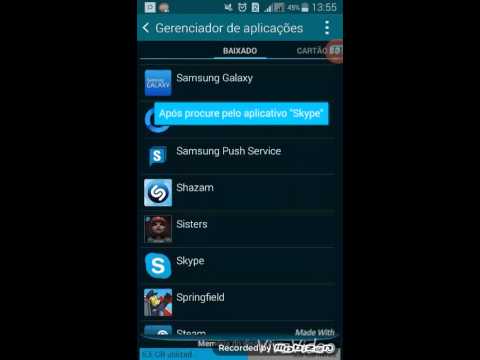 Como remover contatos e conversas do skype para celular 1