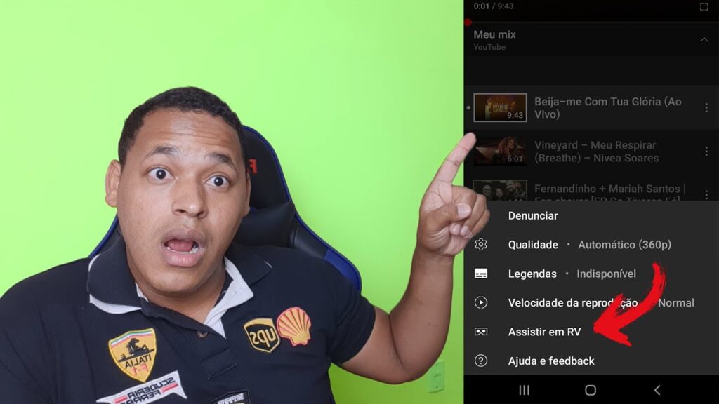 Como assistir a videos em 360 graus no youtube dica vale para android 1