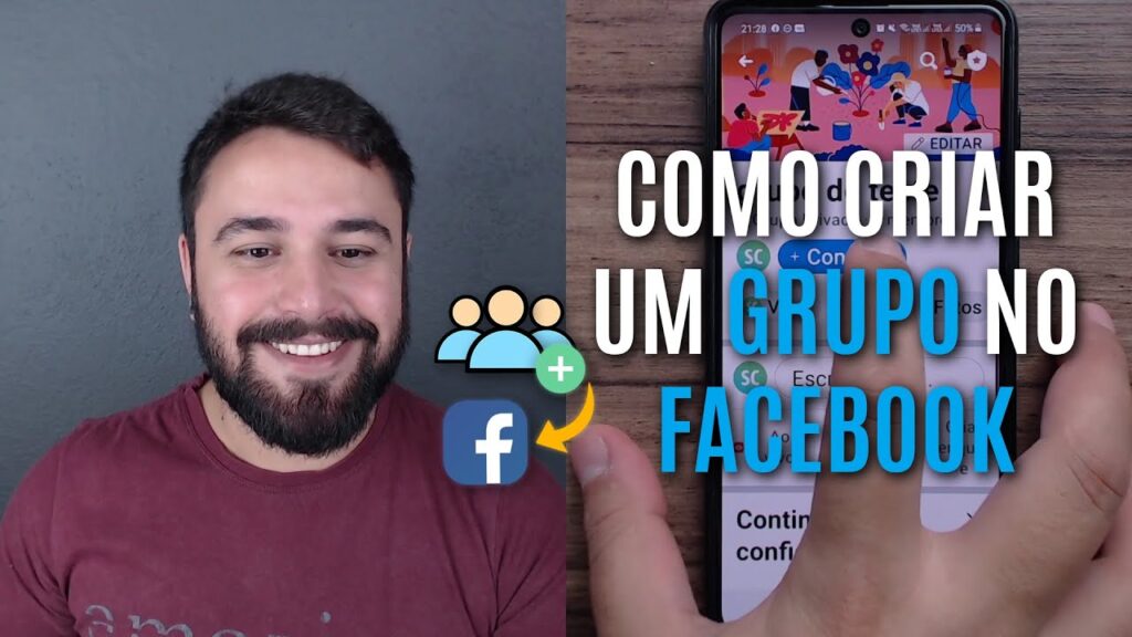 Como criar um grupo do facebook para sua pagina 1
