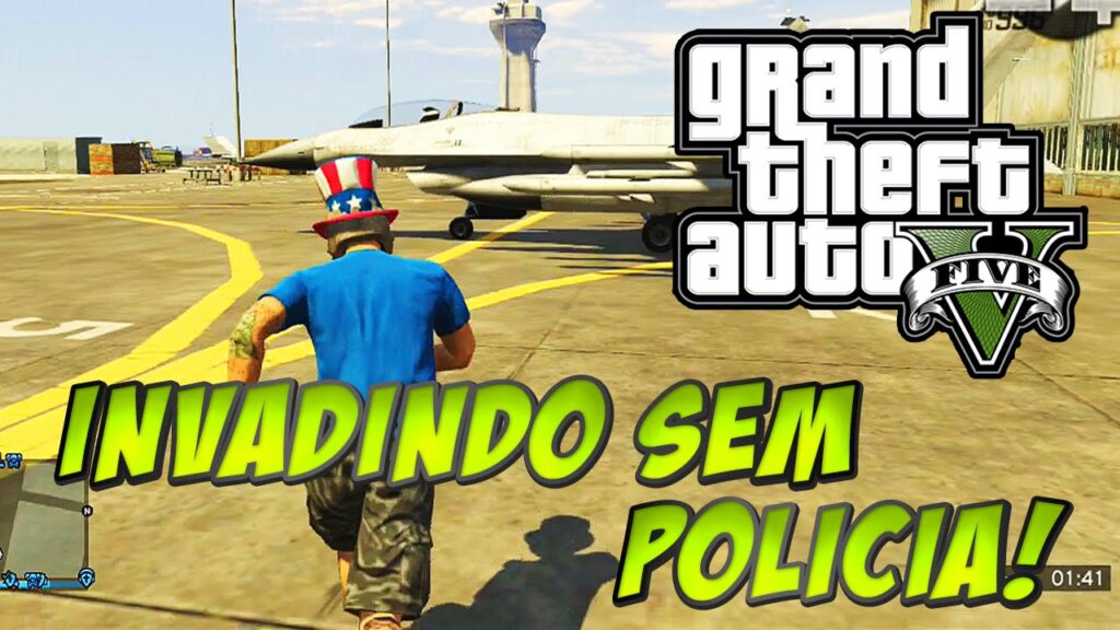 Como entrar na base militar de gta 5 sem ser procurado pela policia 1