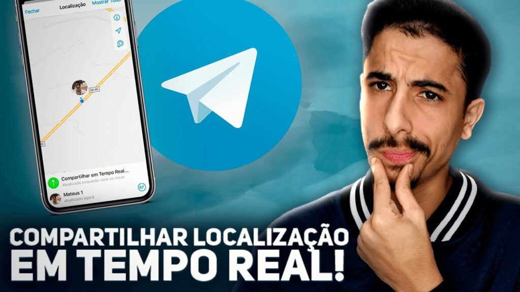 Como compartilhar a localizacao em tempo real no telegram 1