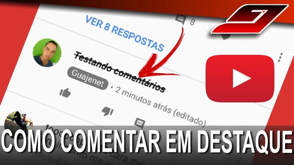 Como comentar em negrito italico e riscado no youtube 1
