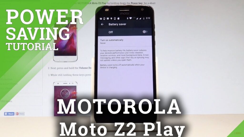 Como ativar o modo economia de energia no moto z2 play 1