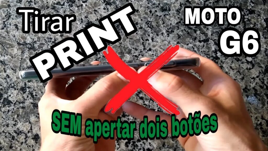 Como tirar print no motorola moto g6 1