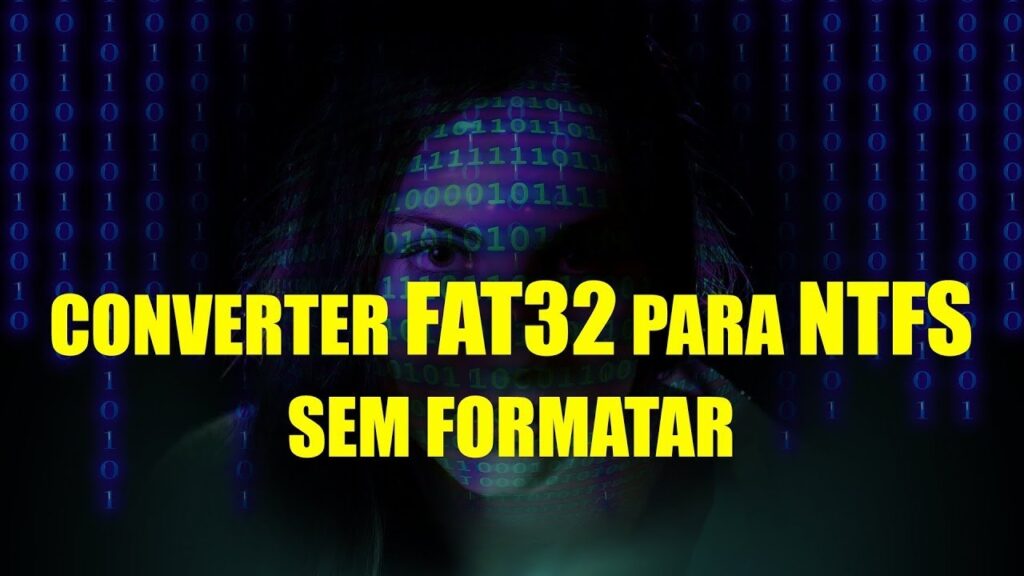 Como converter hds e pendrives fat32 para ntfs 1