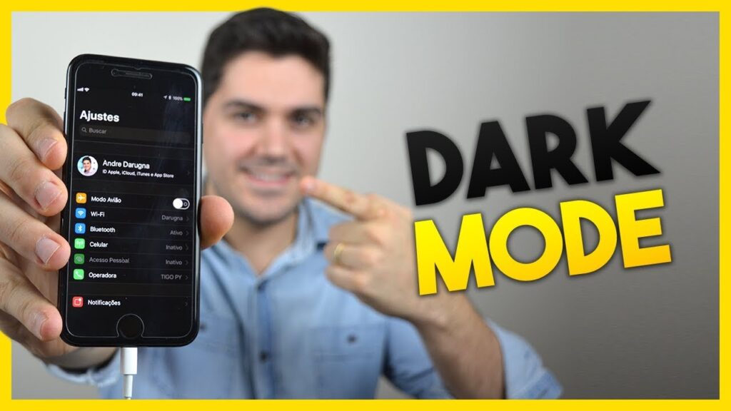 Como ativar o modo escuro no iphone com ios 11 1