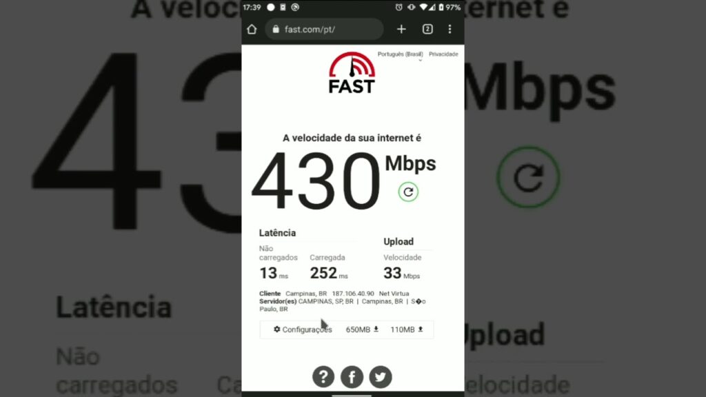 Como testar a sua internet com o velocimetro da netflix 1