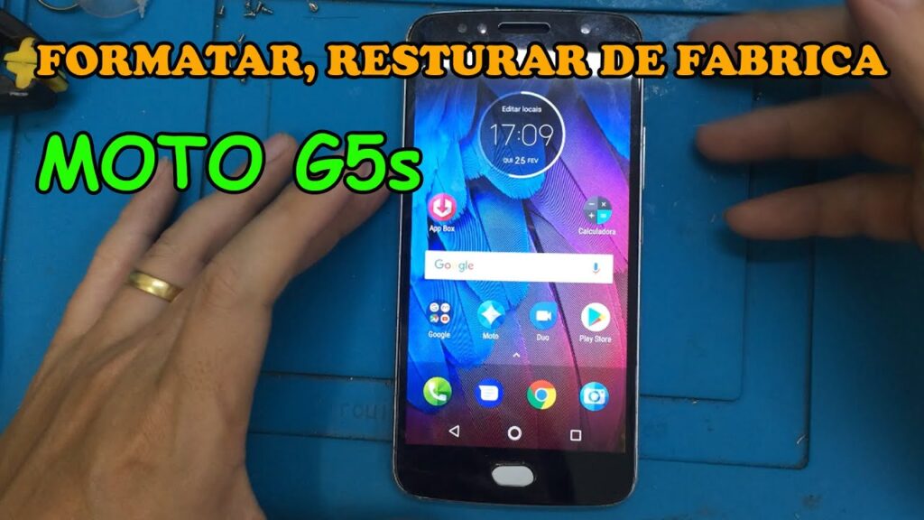 Como formatar o moto g5s e restaurar as configuracoes de fabrica 1