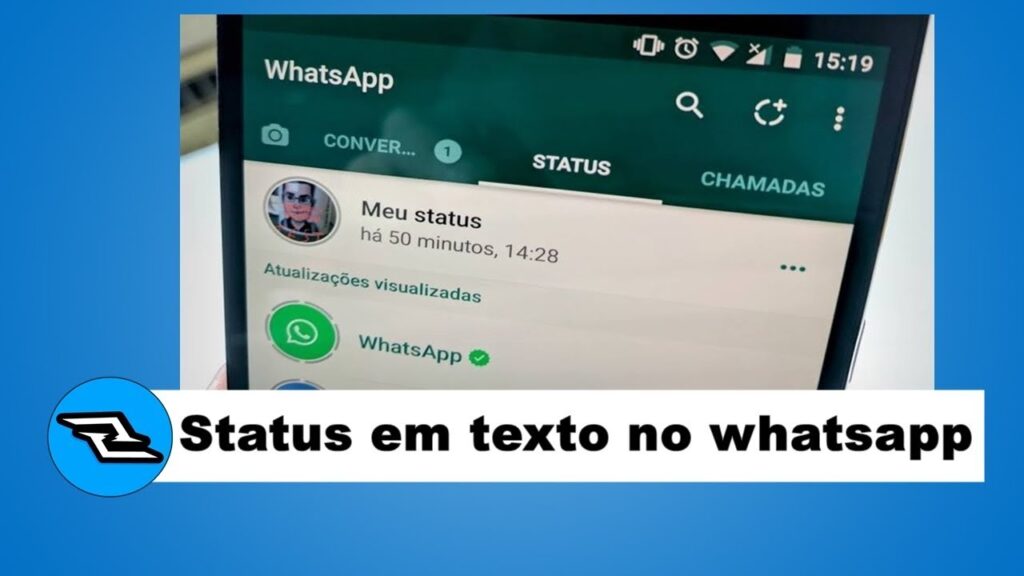 Como publicar status em texto no whatsapp post some em 24 horas 1