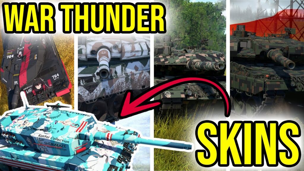 Como conseguir skins em war thunder 1