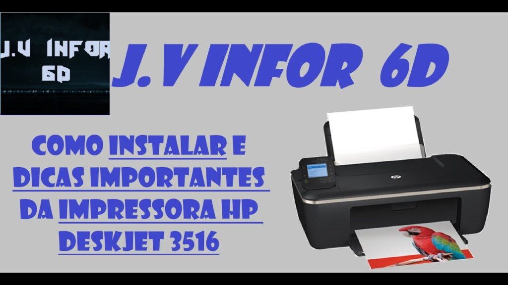 Como baixar e instalar driver da impressora hp deskjet advantage 3516 1