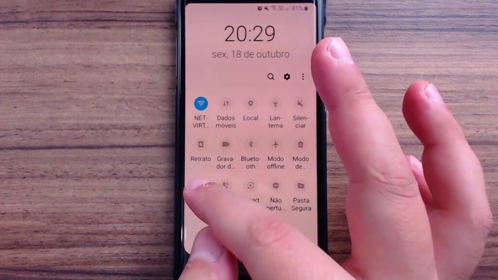 Como ativar o filtro de luz azul em celulares da samsung 1
