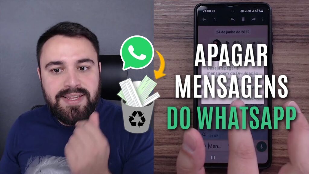 Como apagar uma mensagem enviada no whatsapp beta para android 1