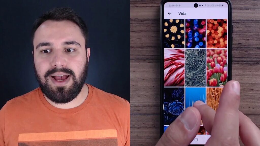 Como trocar o plano de fundo do galaxy s8 1