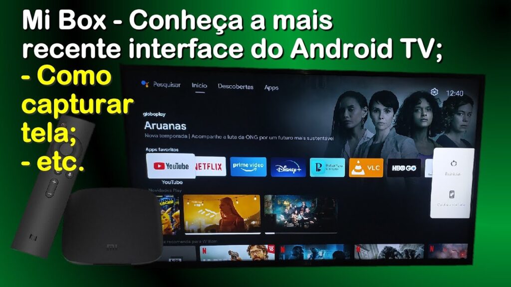 Como tirar print do xiaomi mi box com android tv 1