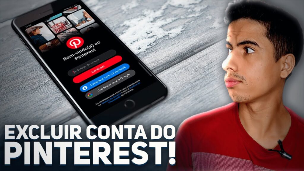 Como desativar uma conta do pinterest 1