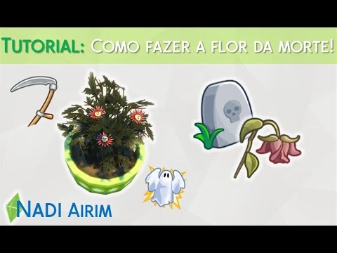 Como fazer a flor da morte no the sims 4 4