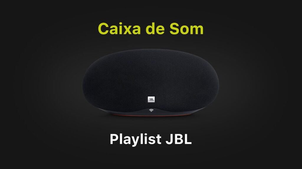 Como colocar uma playlist para tocar na caixa de som da jbl 1