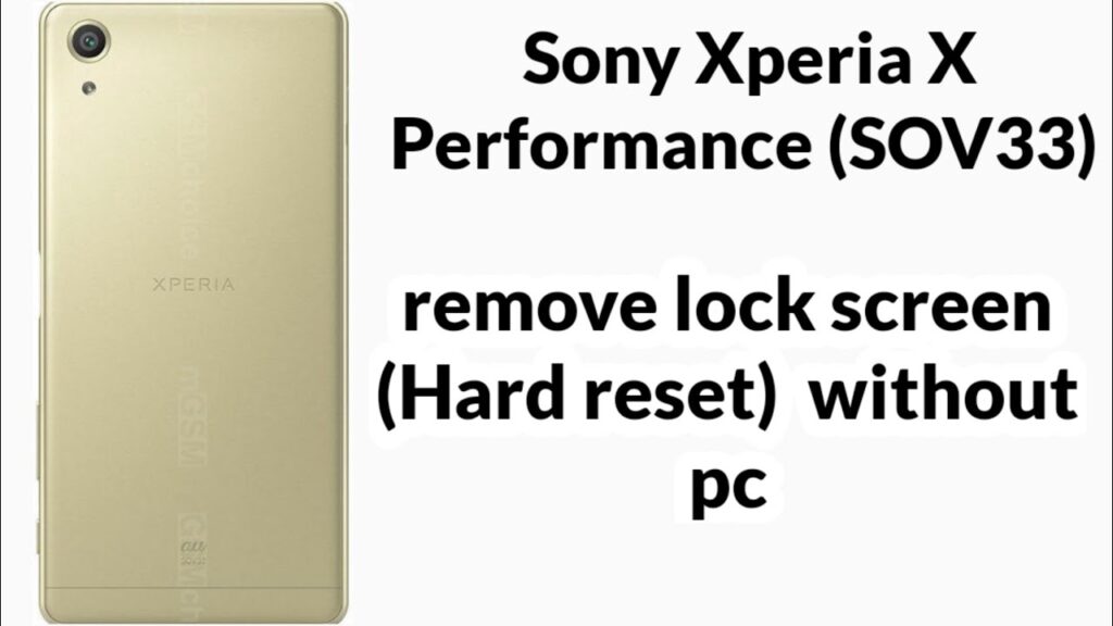Como resetar o xperia x 1