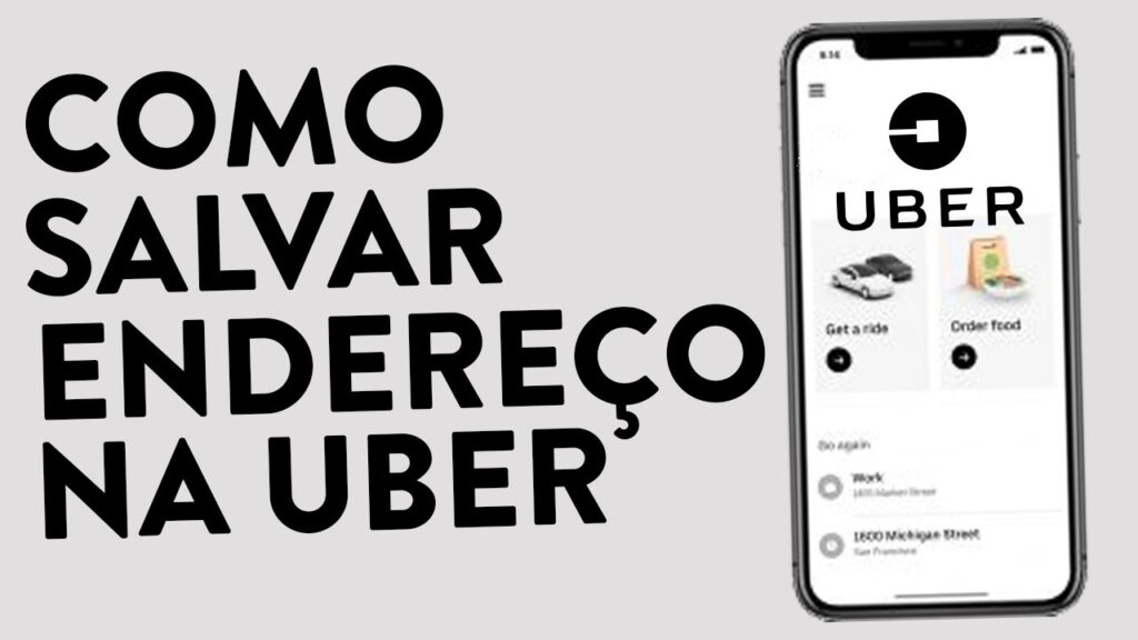 Como salvar um local no uber 1