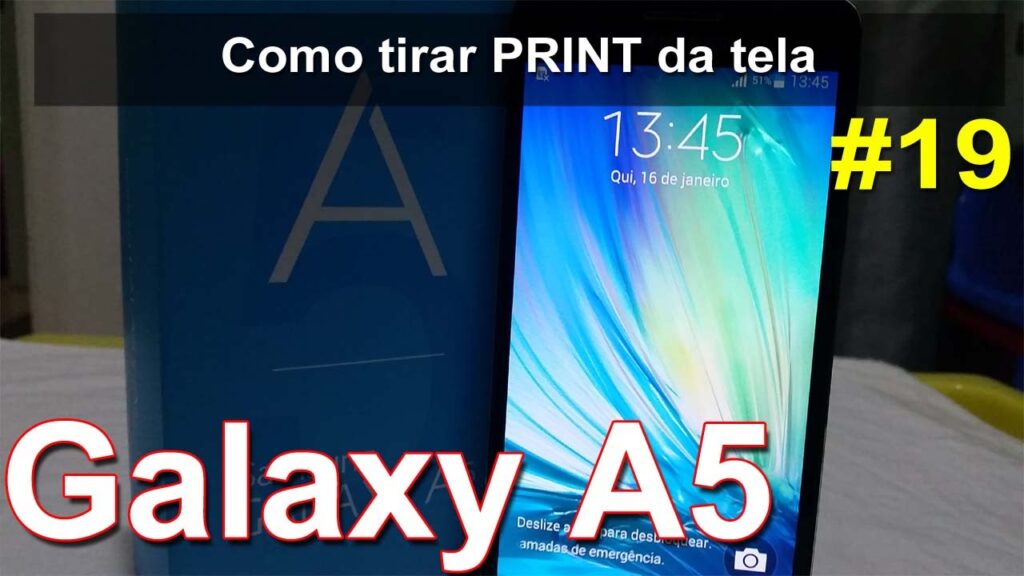 Como fazer print no galaxy a5 2016 1