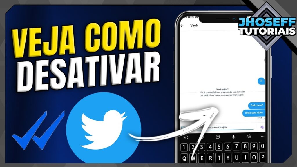 Como desativar confirmacao de leitura das dms no twitter 1