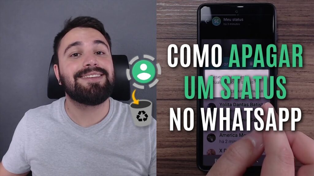 Como excluir foto e video publicados no status do whatsapp 1