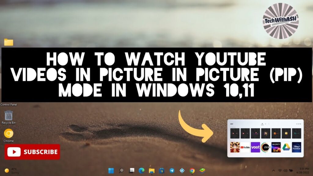 Como assistir videos em modo pip no windows 10 1