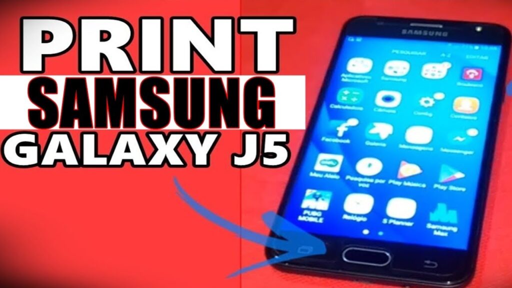 Como tirar print de tela no samsung galaxy j5 1