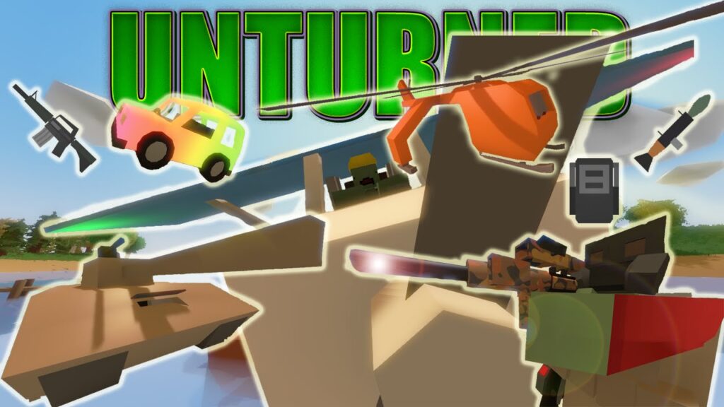Como usar ids no jogo gratis unturned para conseguir itens 1