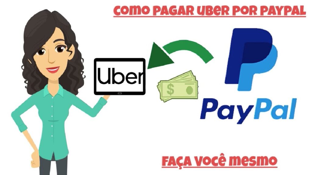 Como adicionar o paypal para pagar corridas no uber 1
