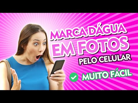 Como colocar marca dagua em fotos pelo celular com android ou iphone 1